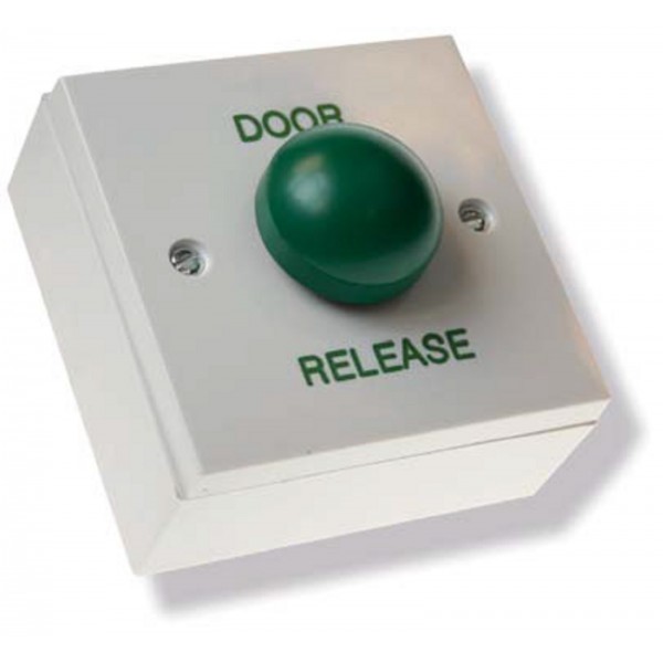 Door Release Exit Button with Green Dome Button